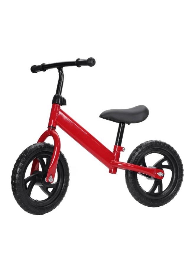 12inch Children‘s Balance-Bikes Kids Balance Bike No Pedal Bicycle Beginner Toddler Bike Steel Frame and Air-Free Tires for 2-5years Old