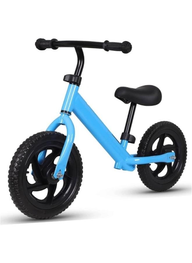 12inch Children‘s Balance-Bikes Kids Balance Bike No Pedal Bicycle Beginner Toddler Bike Steel Frame and Air-Free Tires for 2-5years Old