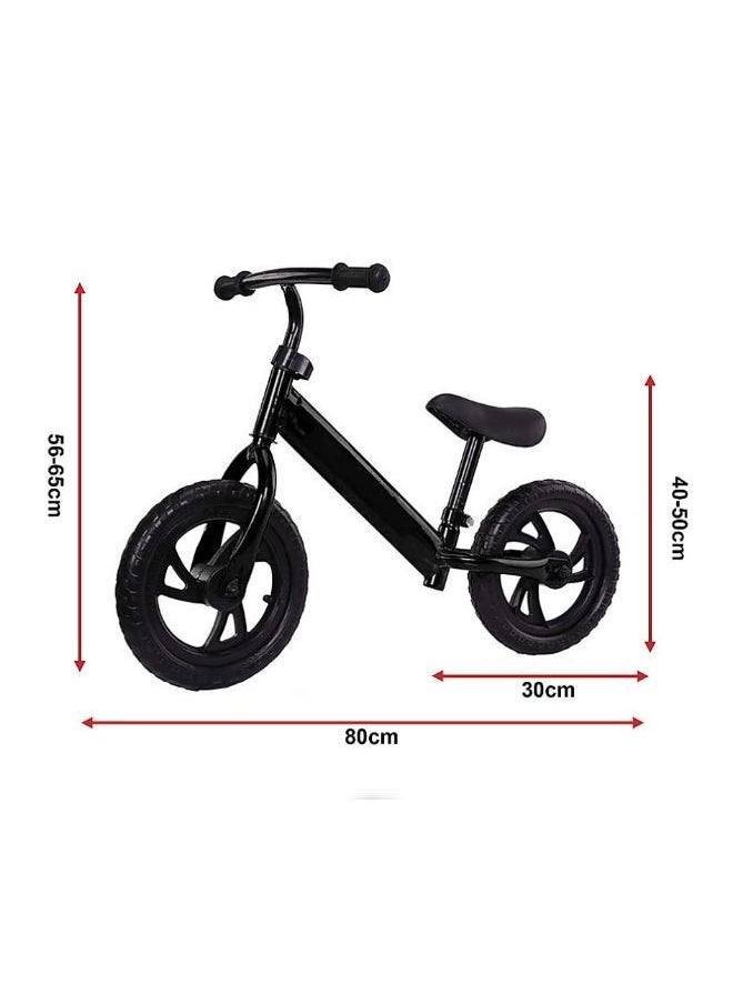 12inch Children‘s Balance-Bikes Kids Balance Bike No Pedal Bicycle Beginner Toddler Bike Steel Frame and Air-Free Tires for 2-5years Old