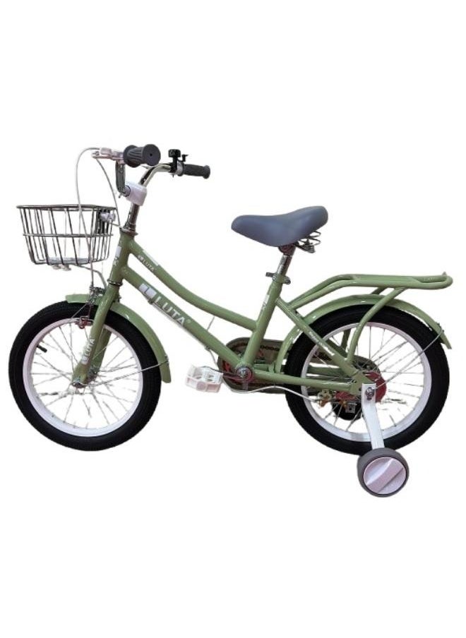 Luta Happy Childhood Bicycle - Green, 16 Inch