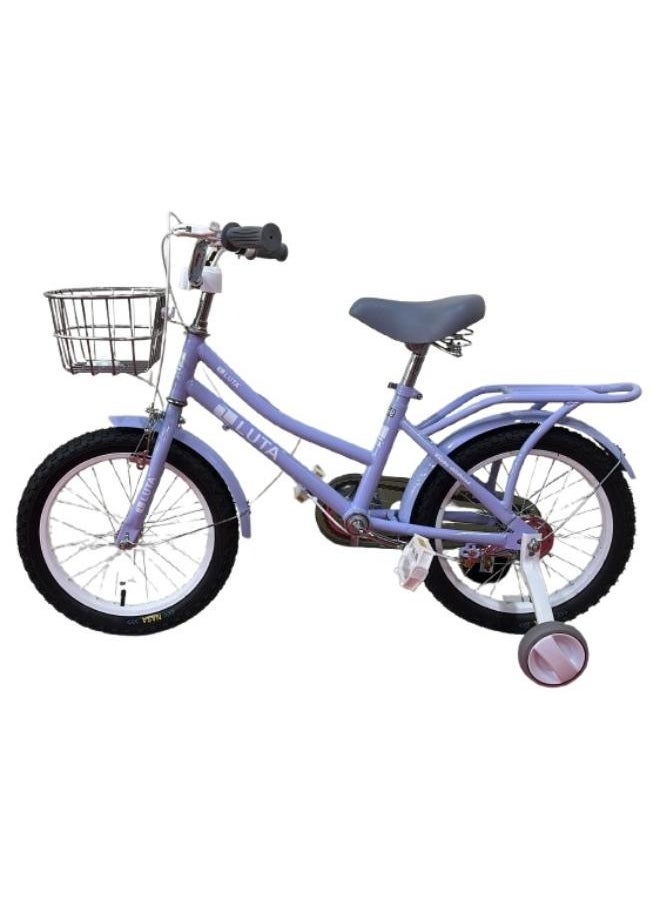 Luta Happy Childhood Bicycle - Purple, 16 Inch