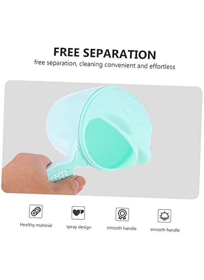 2pcs Bear Shampoo Cup Shower Water Ladle Bath Water Rinser Plastic Water Scoop Baby Shampoo Cup Shampoo Scoop Sprinkler Shampoo Rinser Bath Spoon Shampoo Rinse Cup Bath Rinse Cup