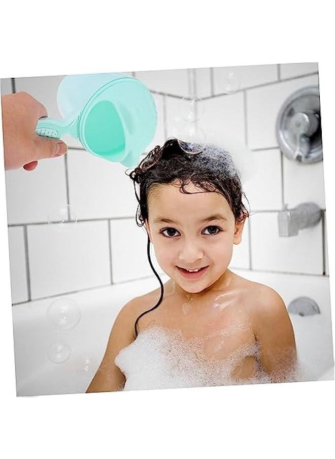 2pcs Bear Shampoo Cup Shower Water Ladle Bath Water Rinser Plastic Water Scoop Baby Shampoo Cup Shampoo Scoop Sprinkler Shampoo Rinser Bath Spoon Shampoo Rinse Cup Bath Rinse Cup