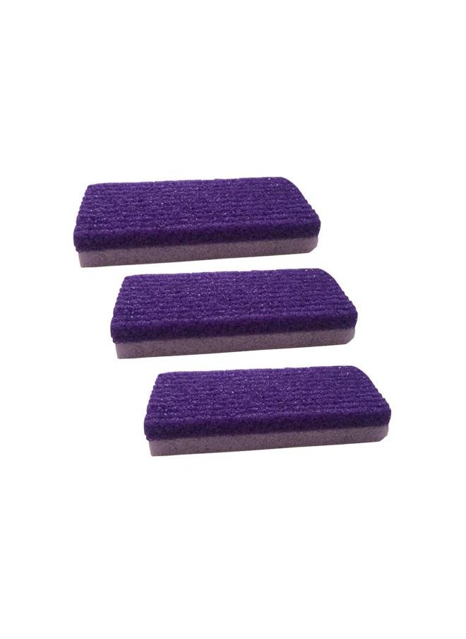 Pumice Stone Callus Remover 3pcs (Purple)