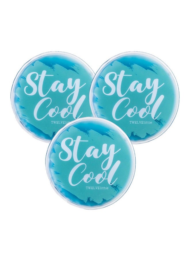 Stay Cool Ice Pack - Portable, Reusable Gel Ice Packs To Keep Bottles, Food Or Snacks Fresh, Reduce Swelling, Soothe Breastfeeding Engorgement - 3 Pack