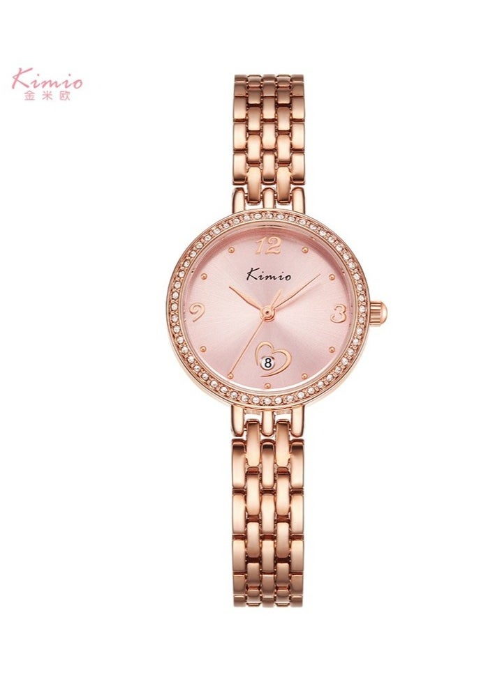 Ladies Fashionable Diamond Waterproof Quartz Watch