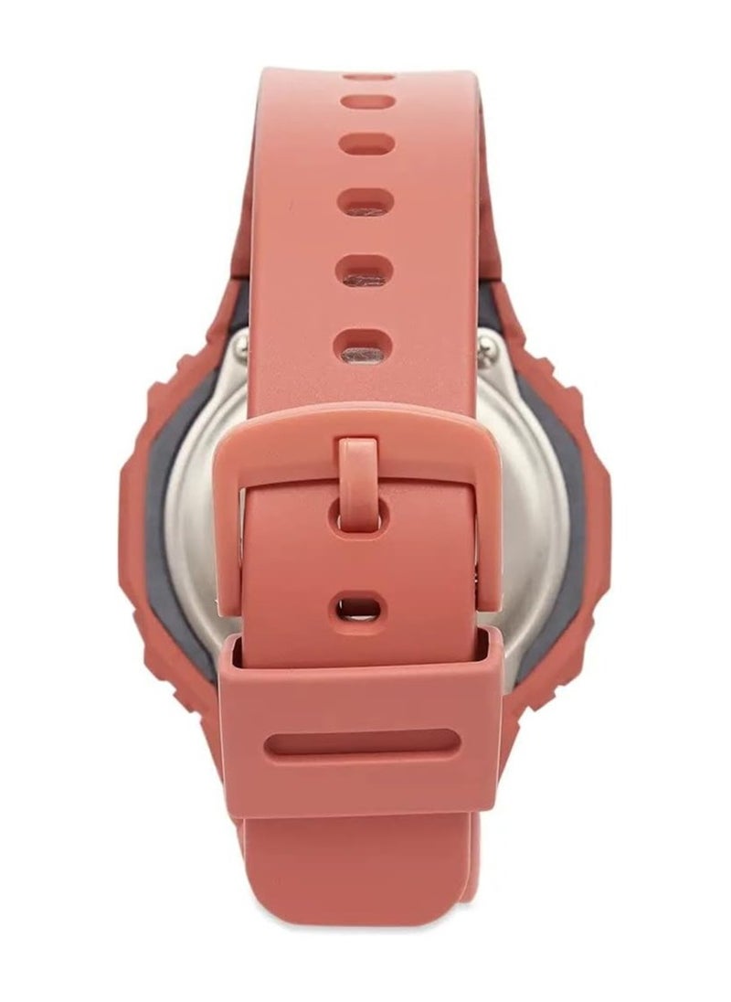 Casio G-Shock GMA-S2100-4A2DR Multi-Function Watch with Plastic Strap for Women, Pink