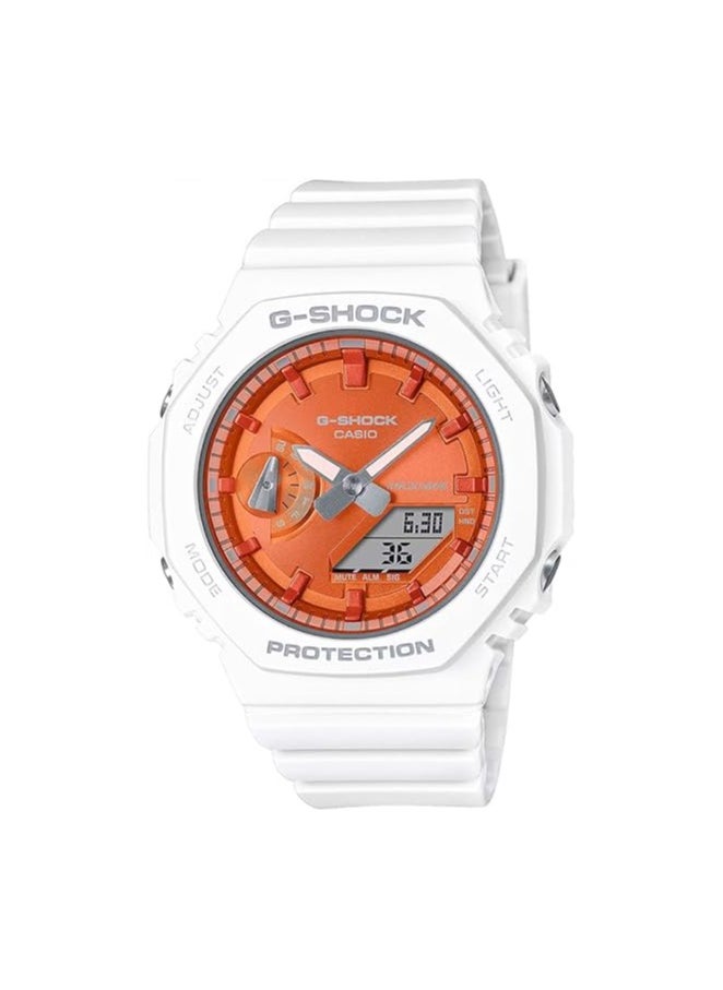 Casio G-Shock Orange Dial Quartz Sport Women's Watch GMA-S2100WS-7ADR