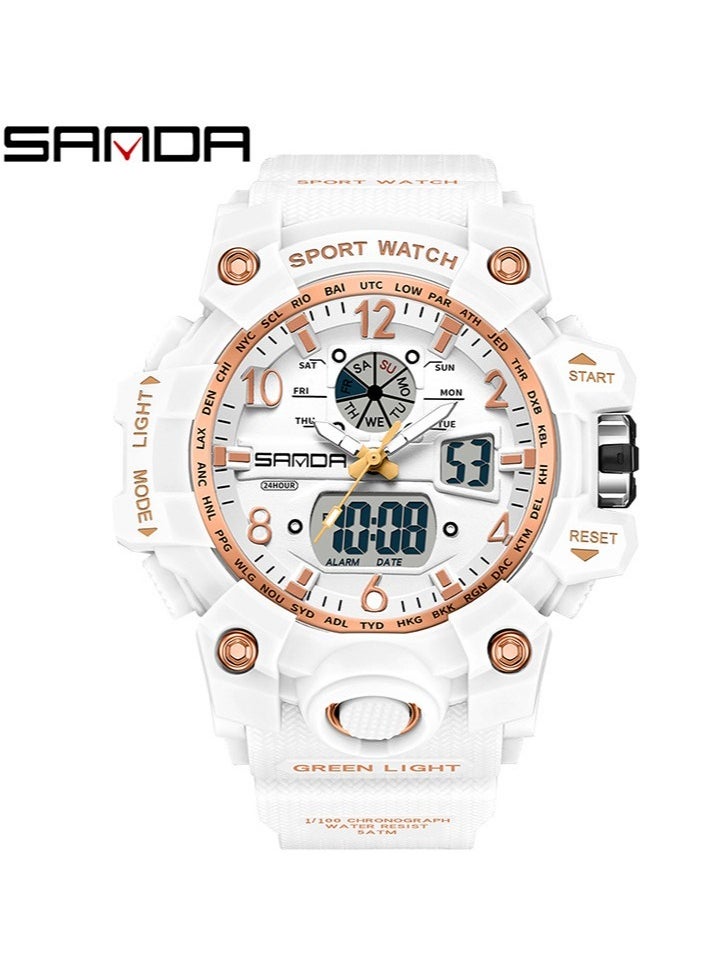 Multifunctional sports youth electronic watch