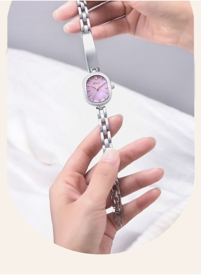 Ladies Fashionable Mother-of-pearl Waterproof Bracelet Quartz Watch