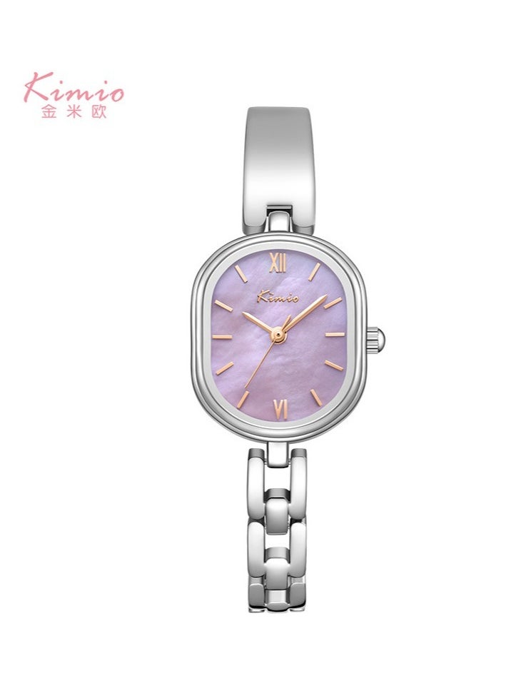 Ladies Fashionable Mother-of-pearl Waterproof Bracelet Quartz Watch