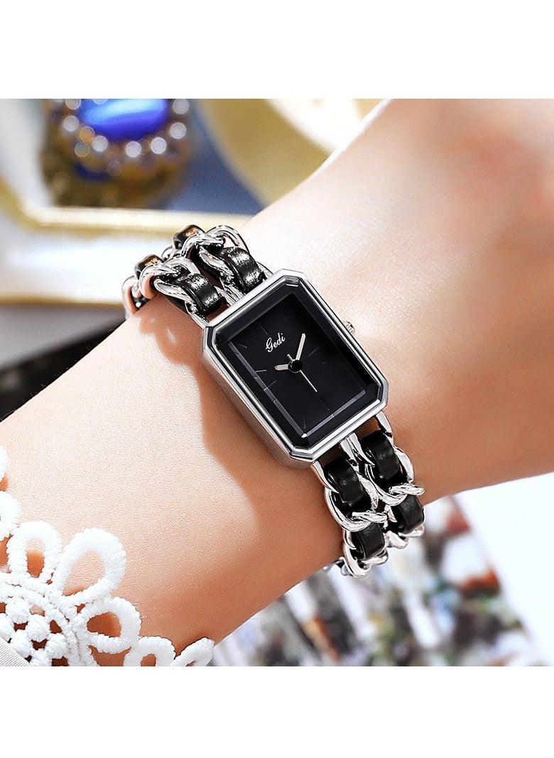 Ladies Fashion Square Waterproof Bracelet Quartz Watch