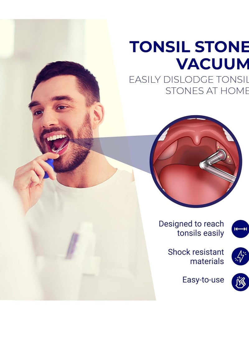 Oravix Tonsil Stone Vacuum, Tonsil Stone Remover Vacuum Suction, Tonsil Stone Cupping Tool, Tonsil Stone Removal Tool with Suction, Tonsil Stones Removal Vacuum, Tonsil Stone Extractor