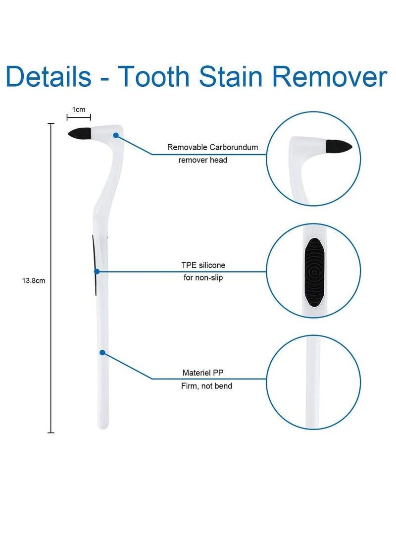 Tooth Stain Remover, Dental Plaque Tool, Tartar Eraser Polisher, Professional Teeth Whitening Polishing Cleaning Kit, Home Calculus Removal Effectively, NOT Electric Cleaner Brush/Dentist