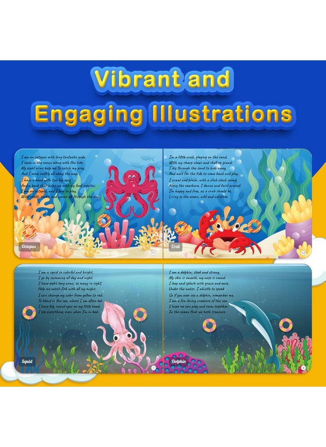 28 Sounds Nursery Rhyme Book|14 Rhymes On Dolphins, Star Fish, Octopus And Other Sea Animals |Best Alternative To Keep Kids Away From Mobile Phones & Screens| Ideal Gift For 1,2,3,4 Years