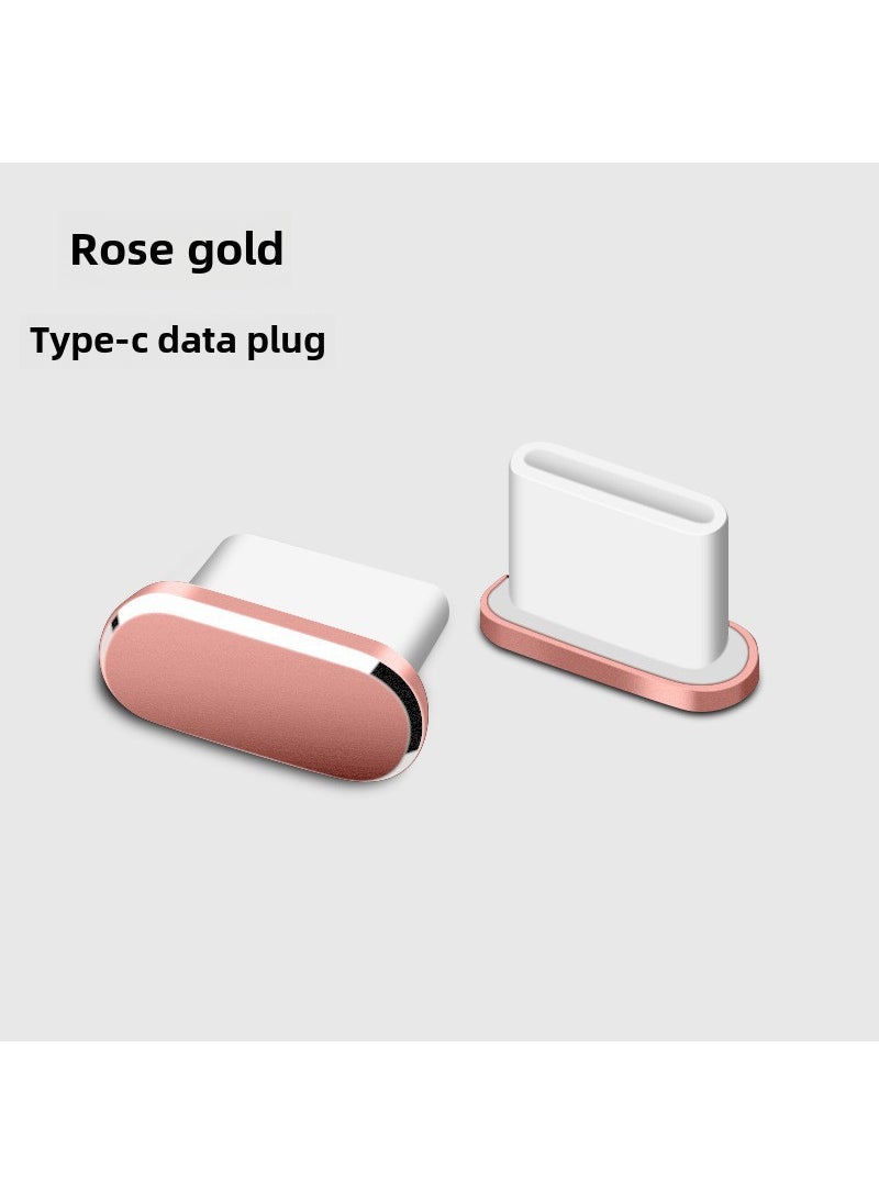 1 x 5 pcs USB-C Dust Plug for Huawei Honor 30 Rose Gold