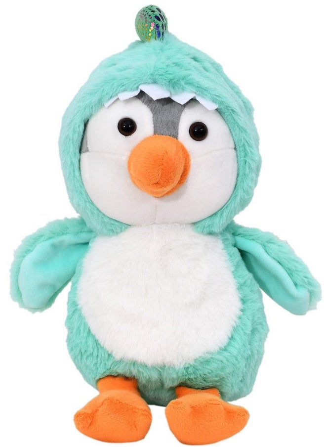 Super Soft Turquoise Hoodie Penguin Soft Toy |Gift For Boys/Kids/Girls | Soft Stuffed Plush Animal | - 23Cm