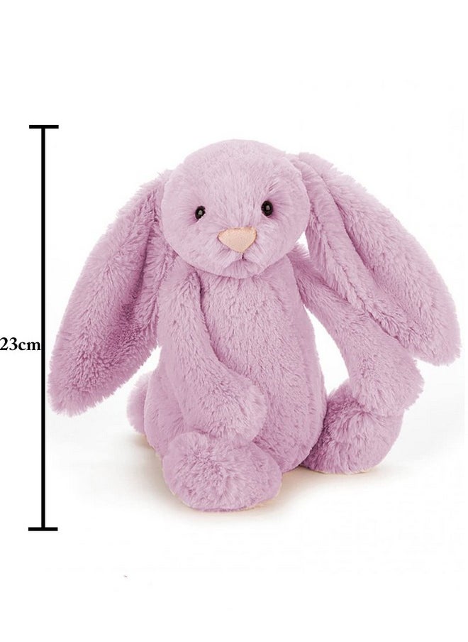 Floppy Plush Stuffed Cute English Brown Bunny Soft Toy | Huggable Rabbit With Long Ears | - 23Cm