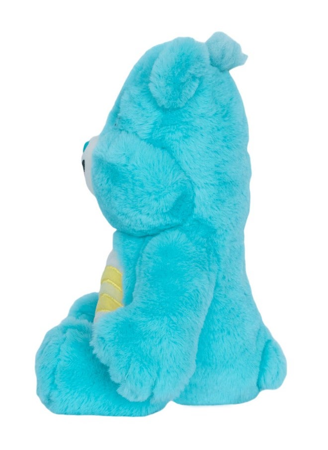 Care Bears Wish Bear - Medium Size - Cyan Plushie For Ages 4+ - Perfect Stuffed Animal, Birthday Gift, Super Soft And Cuddly - Good For Girls And Boys, Collectors - 35Cm