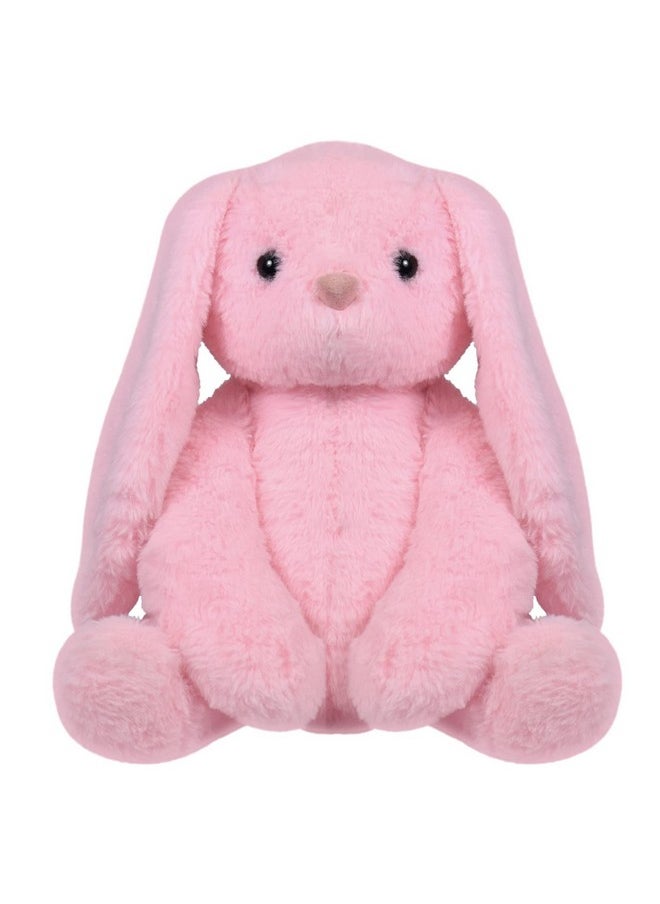 Cute Pink Bunny Soft Toy For Girls/Kids | Huggable Rabbit With Long Ears | Soft Stuffed Plush Animal | - 35Cm