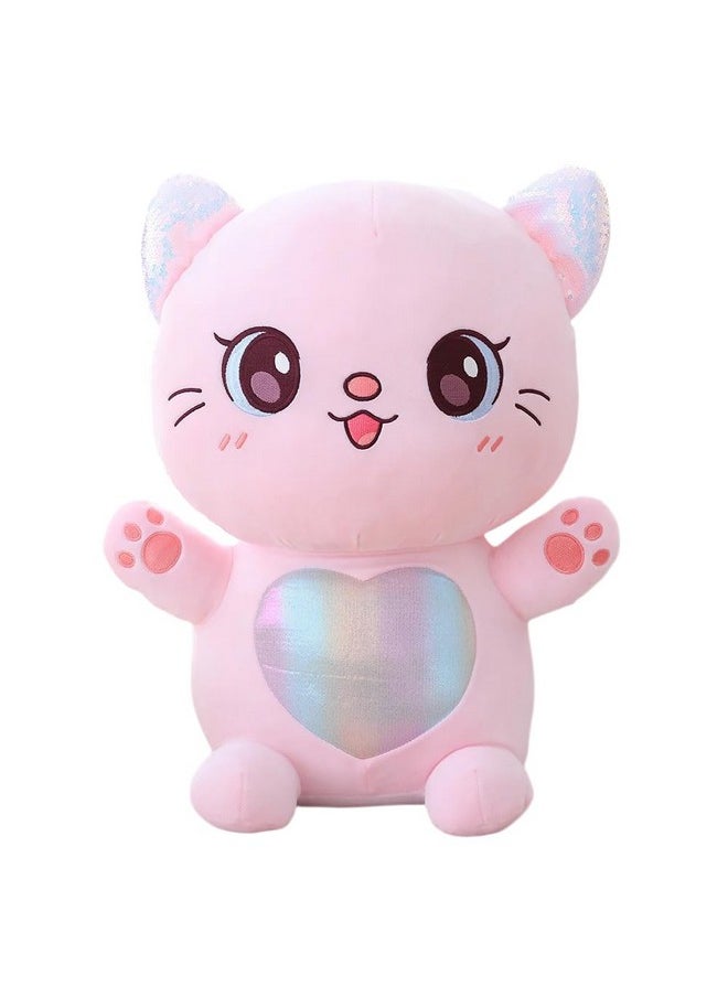 Super Soft Cat Soft Toy 35Cm Pink Color