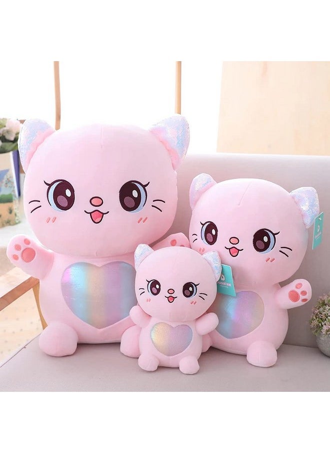 Super Soft Cat Soft Toy 35Cm Pink Color