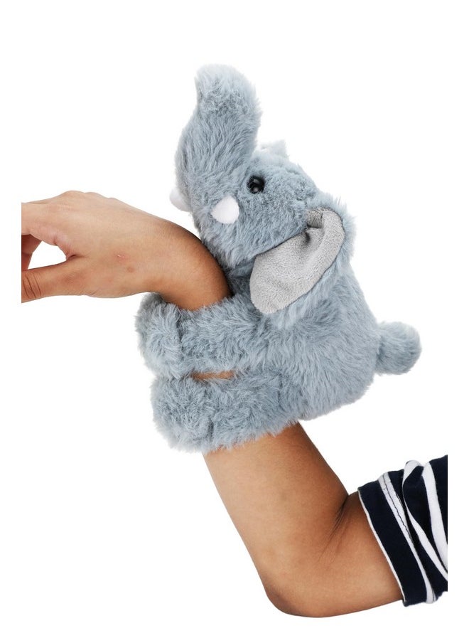 Plush Elephant Slap Bracelet For Party Favors | Hug Animal | Stuffed Animals | Huggers Slap Bracelets Plush Toy | Christmas Birthday Gift Party Surprise For Kids And Adults