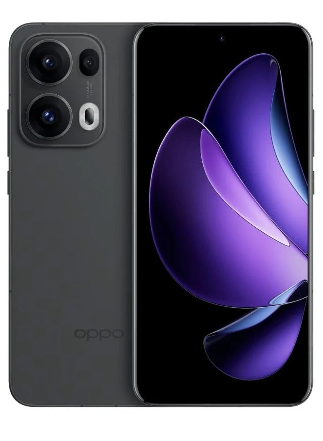 Reno 13 Pro Mobile 12GB+256GB Midnight Black 6.83-inch FHD+ AMOLED display with a 120Hz refresh rate, a 240Hz touch sampling rate, a 2,160Hz PWM dimming rate, Mediatek Dimensity 8350 with Google play Chinese version