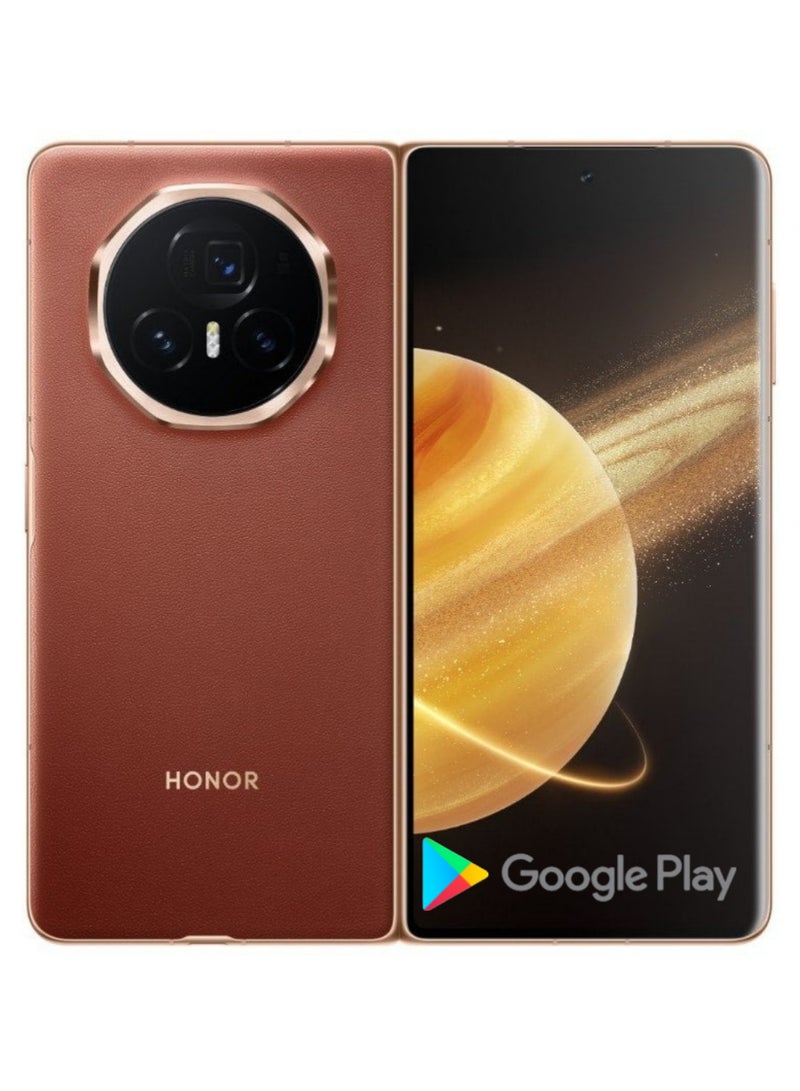 Magic V3 Mobile 512GB 12GB RAM Red Snapdragon 8 Gen 3 Honor Oasis Eye Protection Screen 5150mAh Slim and Long Life OIS Ultra RAM 5G Straight Screen Dual SIM All-Net version with Google play Chinese version