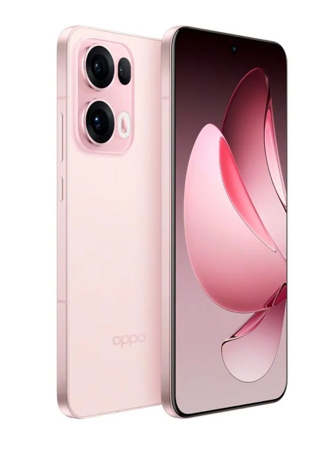 Reno 13 Pro Mobile 12GB+512GB Starlight Pink 6.83-inch FHD+ AMOLED display with a 120Hz refresh rate, a 240Hz touch sampling rate, a 2,160Hz PWM dimming rate, Mediatek Dimensity 8350 with Google play Chinese version