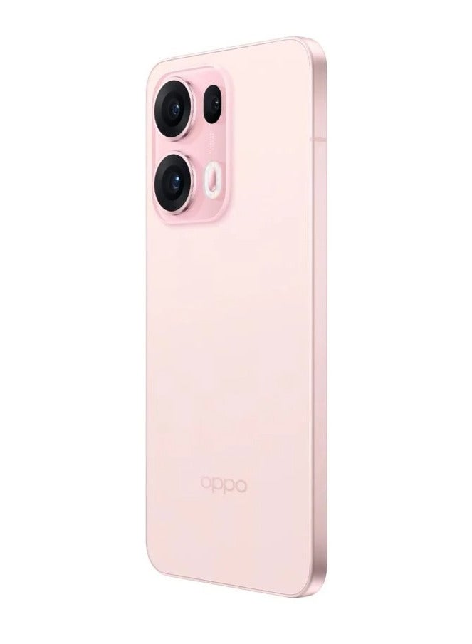 Reno 13 Pro Mobile 12GB+512GB Starlight Pink 6.83-inch FHD+ AMOLED display with a 120Hz refresh rate, a 240Hz touch sampling rate, a 2,160Hz PWM dimming rate, Mediatek Dimensity 8350 with Google play Chinese version