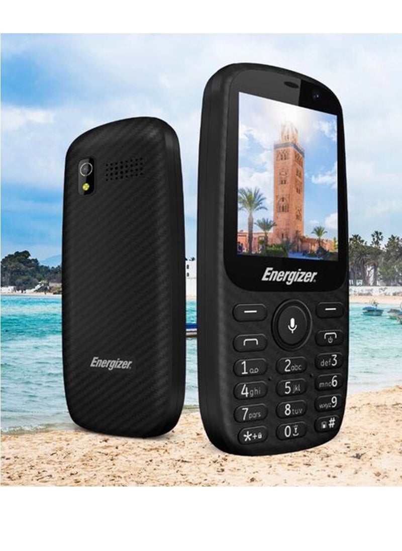 Energizer Energy E241S Feature Phone, 512 MB RAM, Dual Mini Sim - Black