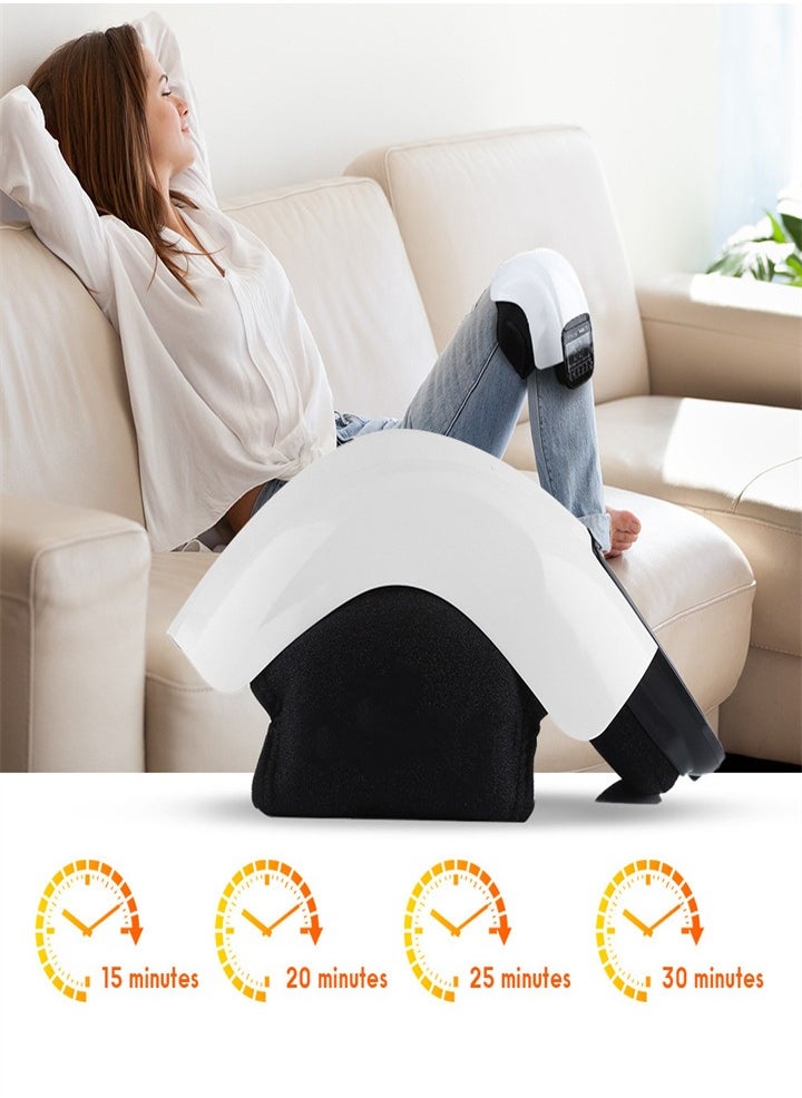 Wireless Knee Massager, Infrared Heating and Vibration Knee Pain Relief for Swollen and Stiff Joints, Stretched Ligaments and Muscle Injuries