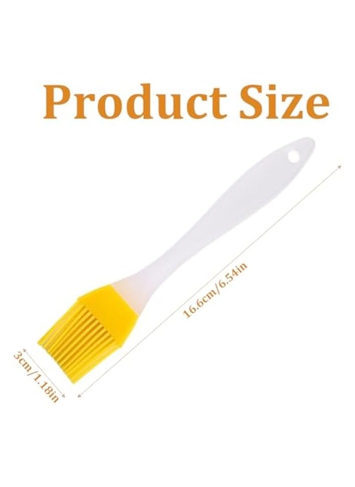 3 Pieces Pastry Brush Silicone Spreading Oil Sauce Butter Marinades Practical for Coated Cooking, Baking Utensils for BBQ Marinades Cooking Baking