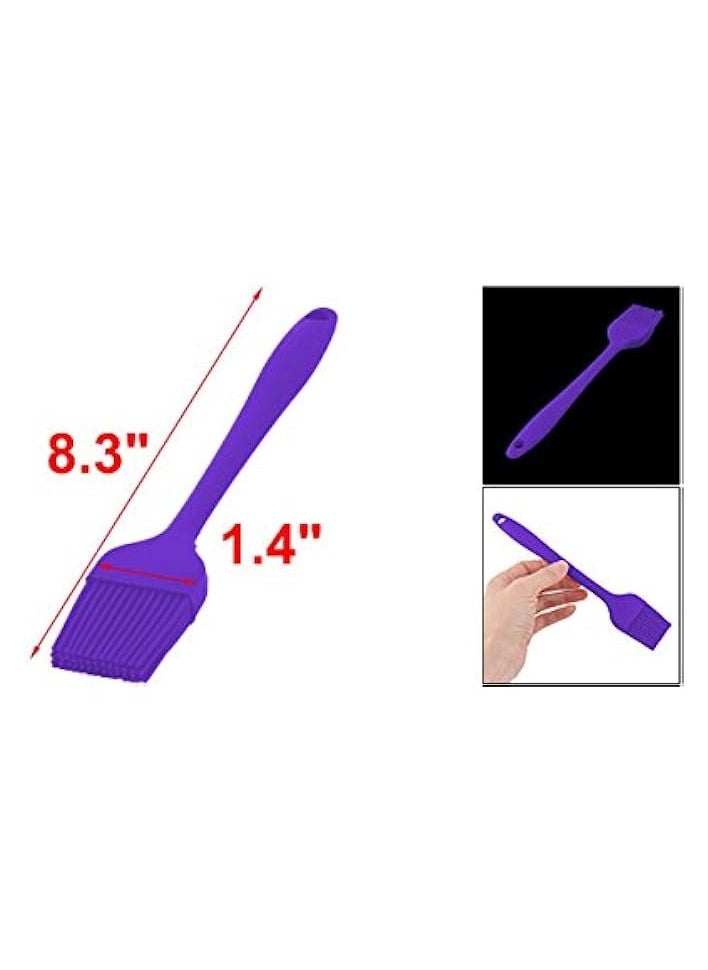 Bakery Silicone Cookie Cake Baking Tool Cream Butter Pastry Brush Purple