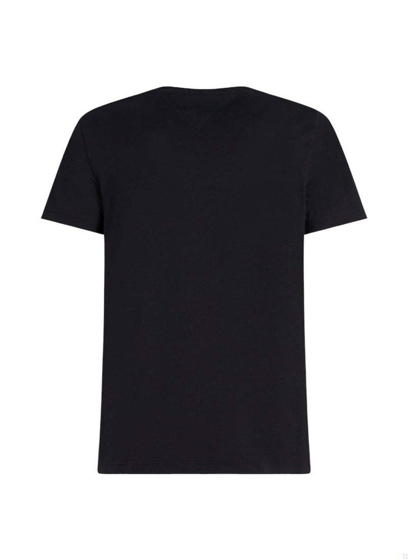 Men's TH Flex Slim Fit T-Shirt - Cotton, Black