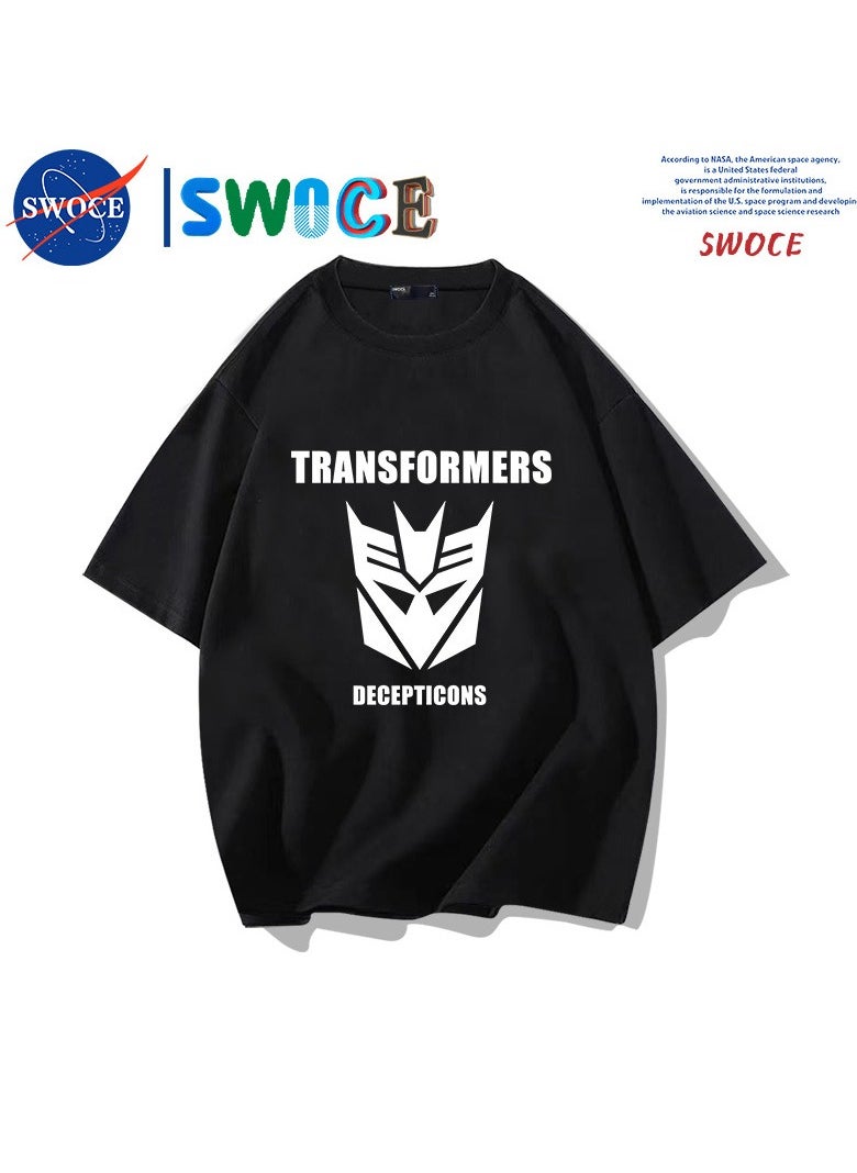 New Fashion Cartoon Anime SWOCE Cotton T-shirt