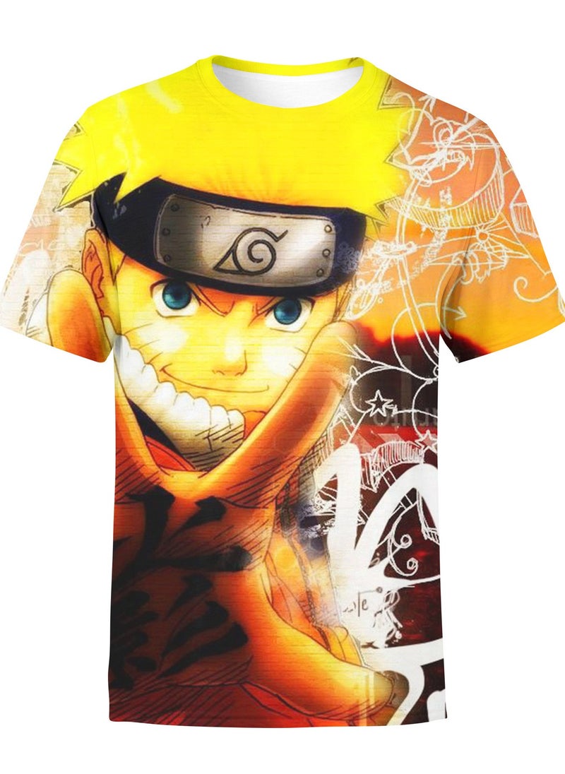 New Naruto 3D Digital Printed T-shirt