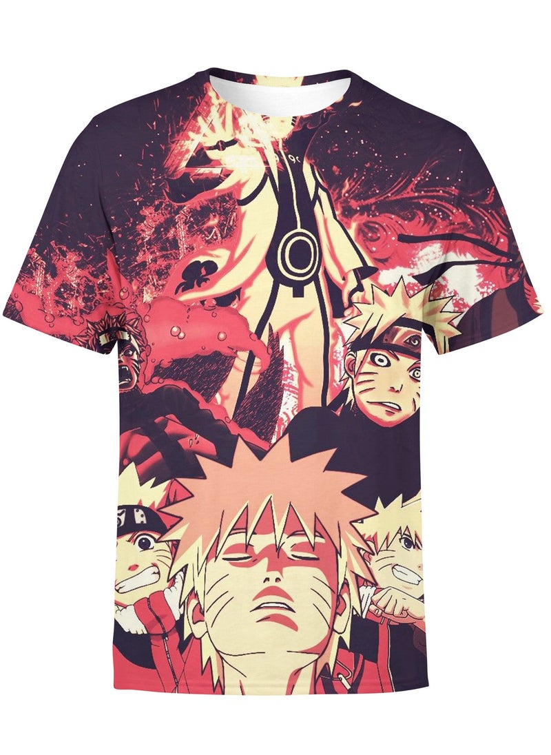 New Naruto 3D Digital Printed T-shirt