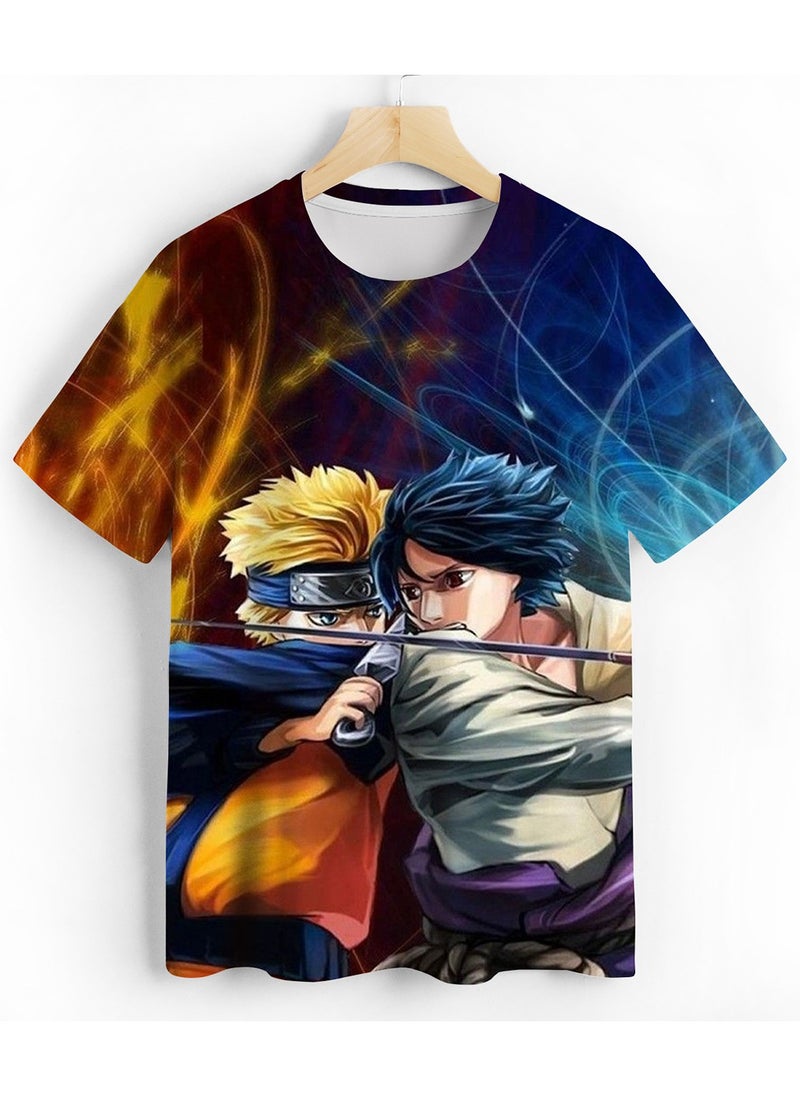 New Naruto 3D Digital Printed T-shirt