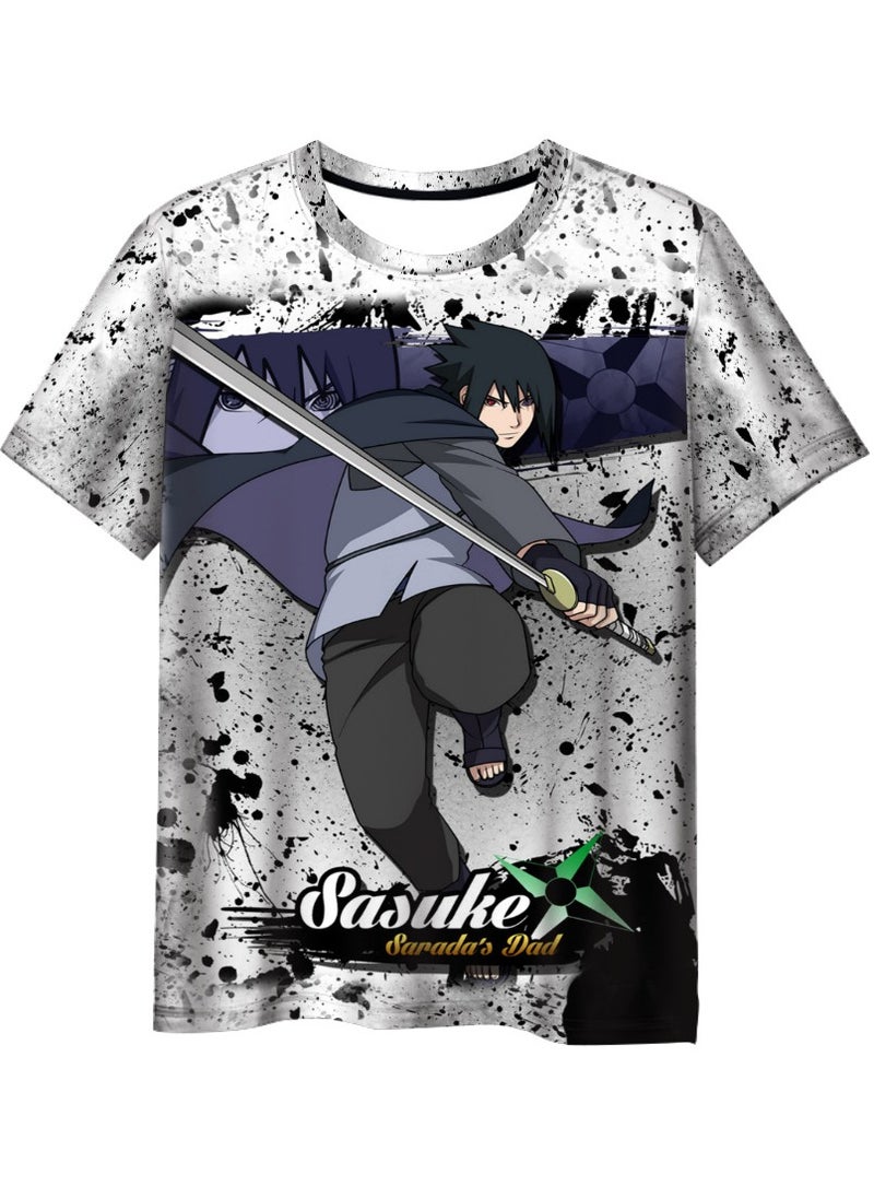 Naruto Kakashi Sasuke Short Sleeve