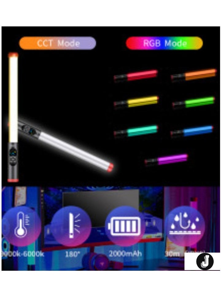 RGB LED Waterproof Lighting Bar with LED Display – Versatile Lighting for Filmmakers & Photographers