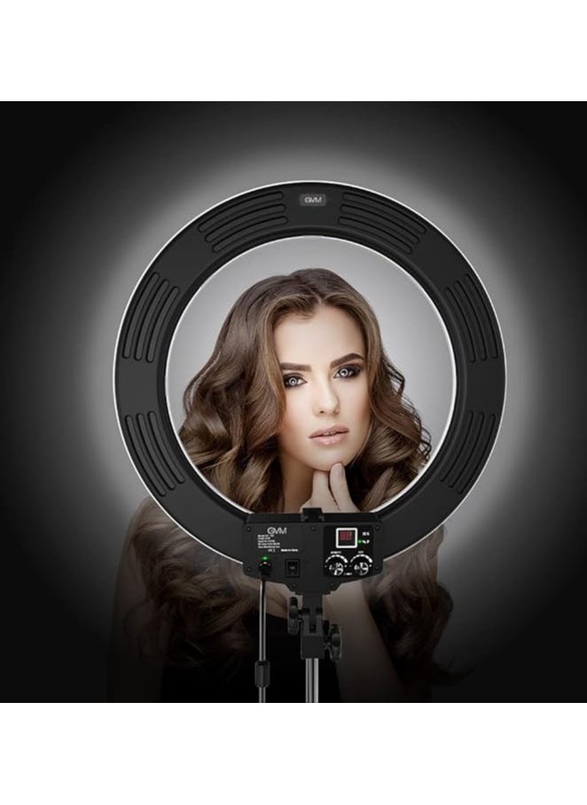 GVM-18S 55W High Power Bi-Color LED Ring Light Kit (18