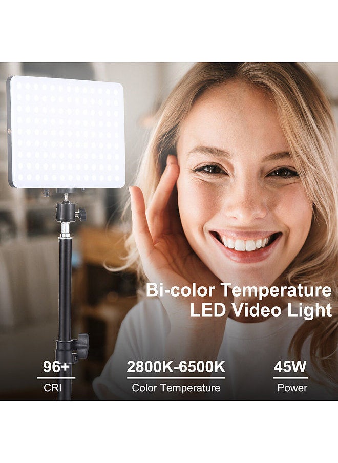 Pack LED Video Light Kit 45W Photography Fill Light Panel