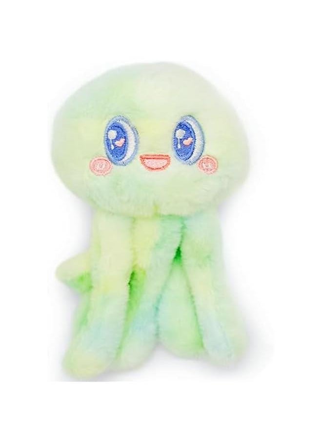 Green Plush Octopus Stuffed Animal, Kawaii Plush Toys, Cute Octopus Plush Keychain for Kids, Sea Animals Plush Toys, Stuffed Animals for Girls, Boys and Toddlers, Treasure Box Toys for Classroom