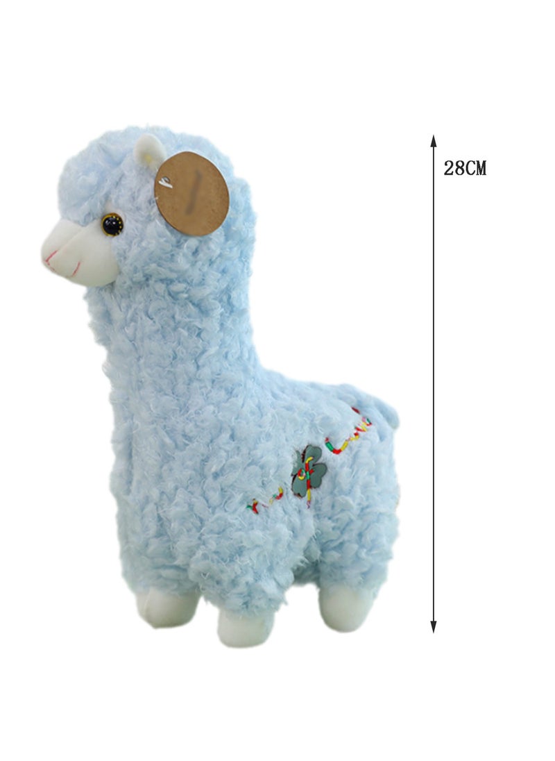 28 CM Cute Alpaca Plush Toy Soft Stuffed Cartoon Animal Doll For Girls And Boys All Ages Gift