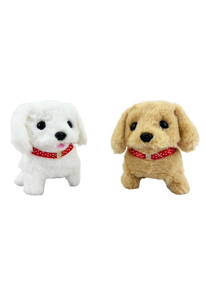 Galaxy Electronic Walking Plush Dog Toy with Pet House Packaging – Assorted 1 pc – Realistic Walking & Barking Functions – Safe for Kids 3+