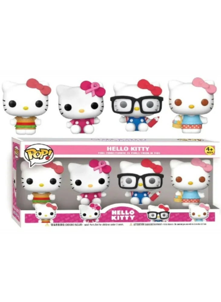 Hello Kitty And Friends 4 FIGURES