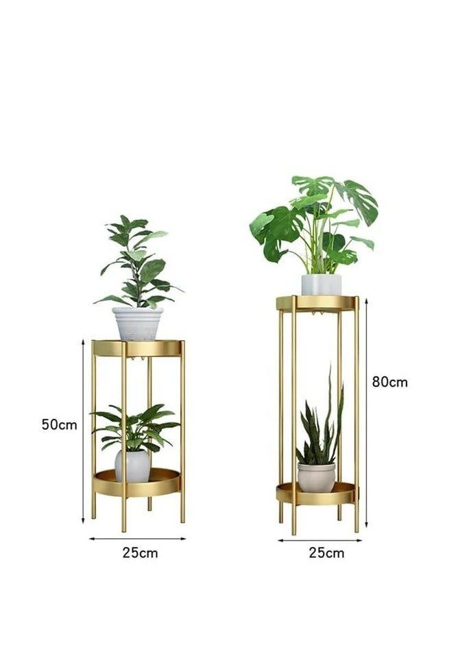 Metal Tall Plant Stand Indoor/Outdoor,Potted Plant Stand for Home,Garden,