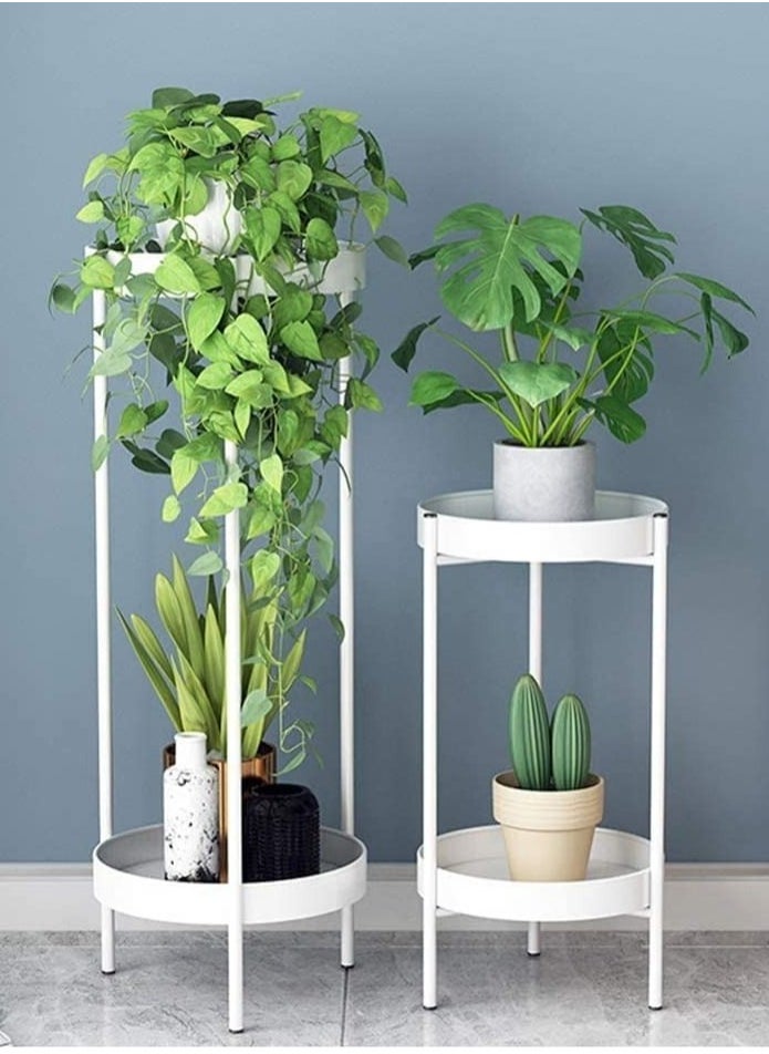 Metal Tall Plant Stand Indoor/Outdoor,Potted Plant Stand for Home,Garden,